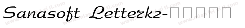 Sanasoft Letterkz字体转换